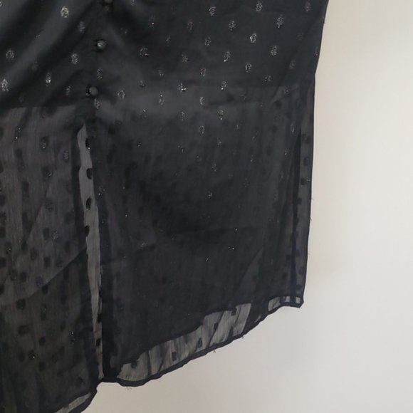 NSR Dresses Nsr Napean Sea Rd Metallic Dot Midi Dress Poshmark